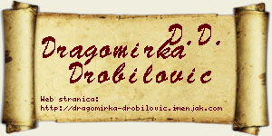 Dragomirka Drobilović vizit kartica